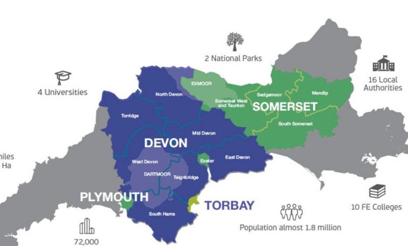 Heart of the SW LEP area map