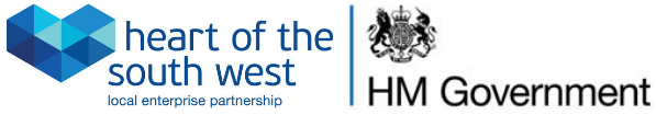 Heart of the SW LEP and HM Government logo