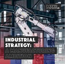 Make UK Report cover picture of a robotic arm in a warehouse