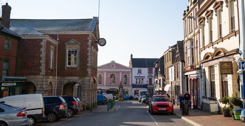 Picture of a town centre in Torridge