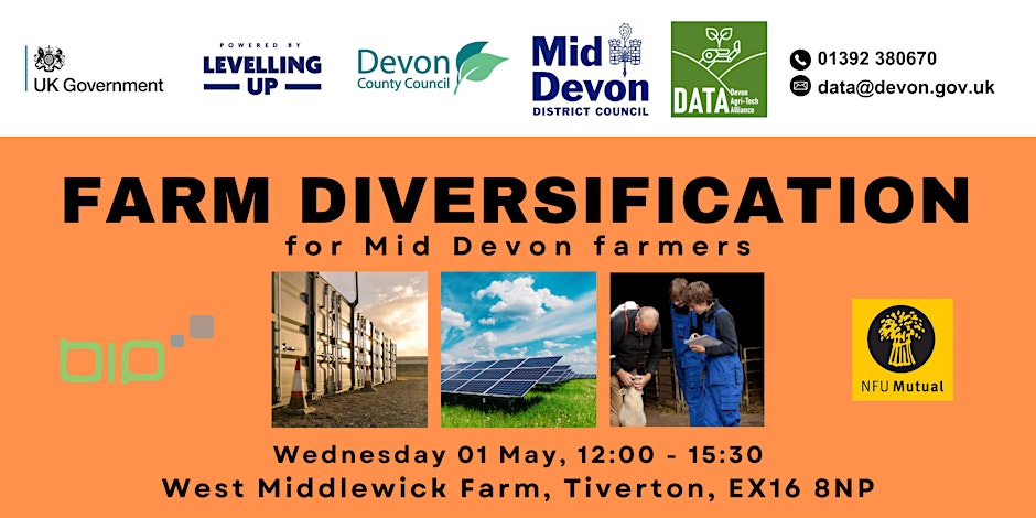 Farm diversification event flyer