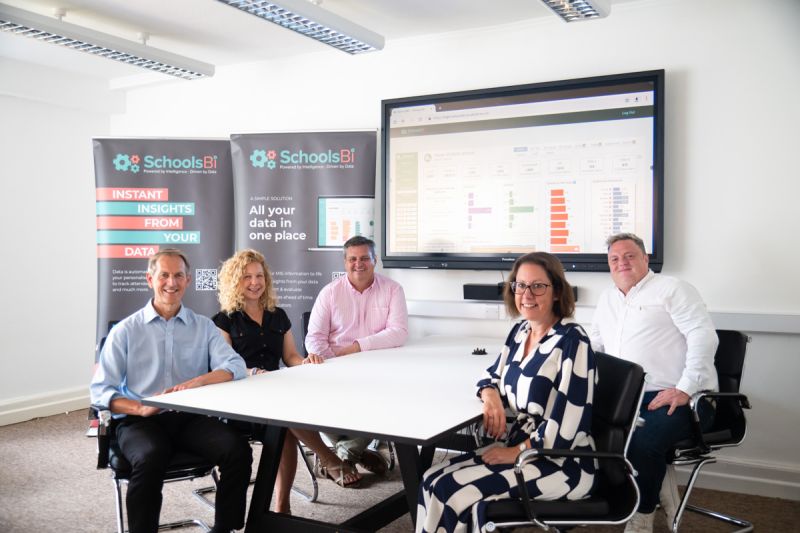 Photo of team in office for SWIF Taunton based ed-tech innovator news